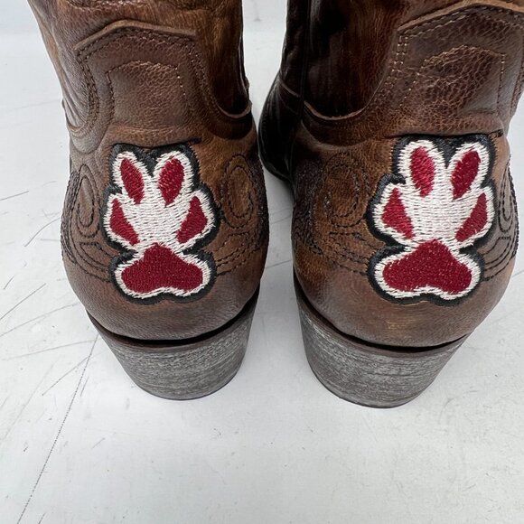 Game Day Boots Southern Illinois University Sulkis Distressed Leather Size 11B - Picture 8 of 14